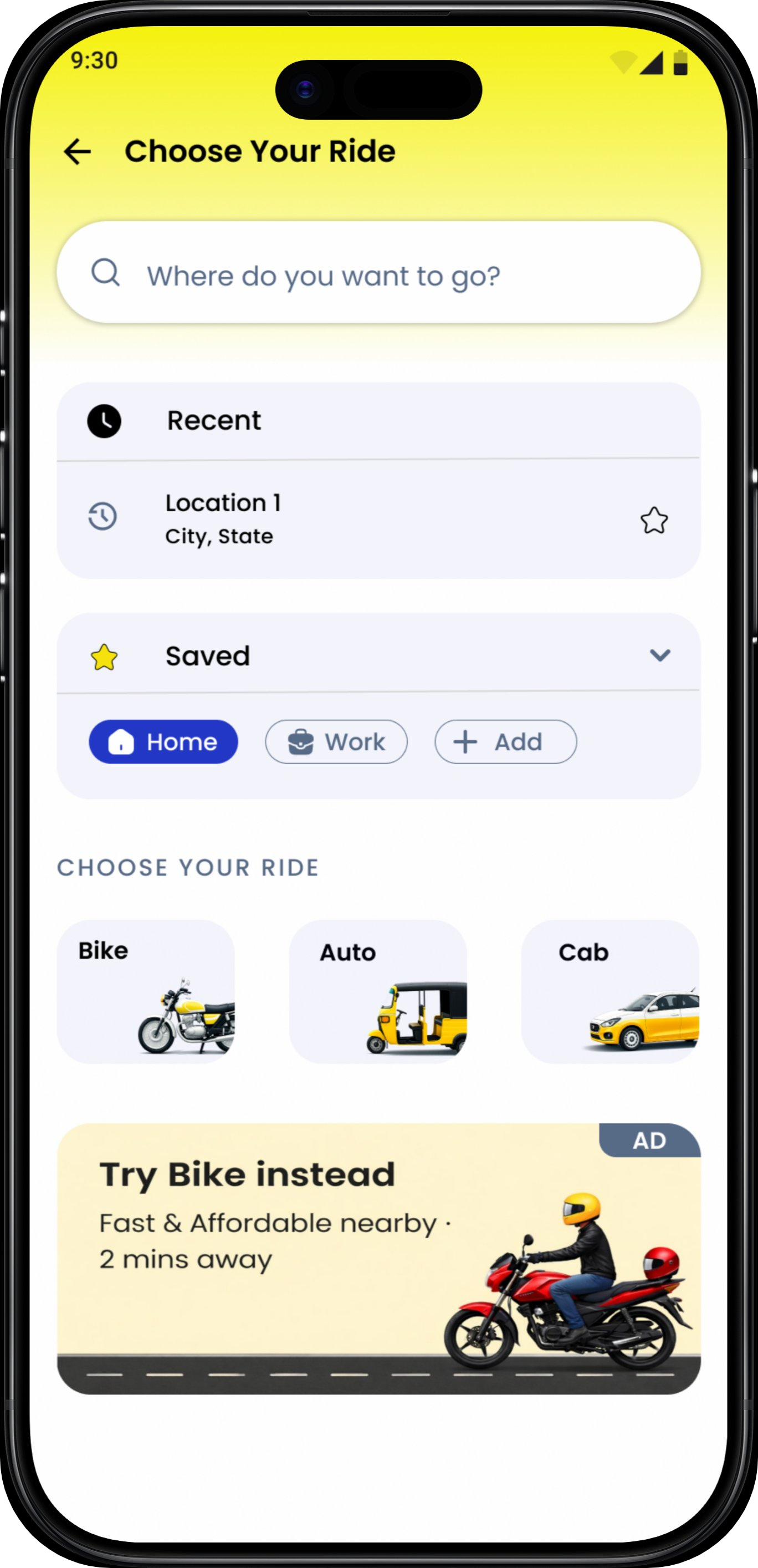 TROFi Ride App